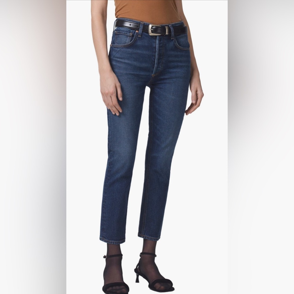 Citizens Of Humanity Blue Straight Leg Jeans
